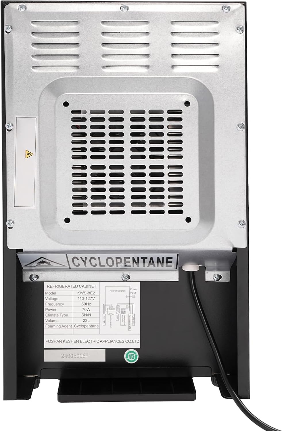 Cabinet Incubators for Hatching Eggs, 23L Scientific Lab Incubator Reptile Egg Incubator for Hatching Chicks, Reptile Incubator Cooling and Heating 10-40°C Temperature Control for Turtle Lizard Snake