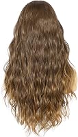 Sapphirewigs Ombre Barna Fejpántos Paróka - 66 cm Hullámos Műhaj, Ragasztómentes, 150% Sűrűség, Mindennapi Viseletre és Cosplayhez 3
