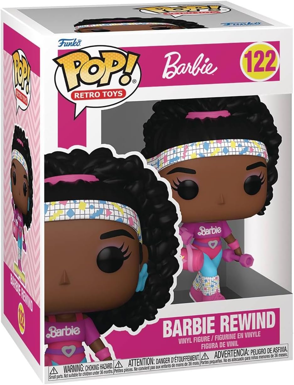 POP Retro Toys: Barbie - Barbie Rewind Funko Vinyl Figure (Bundled with Compatible Box Protector Case), Multicolor, 3.75 inches