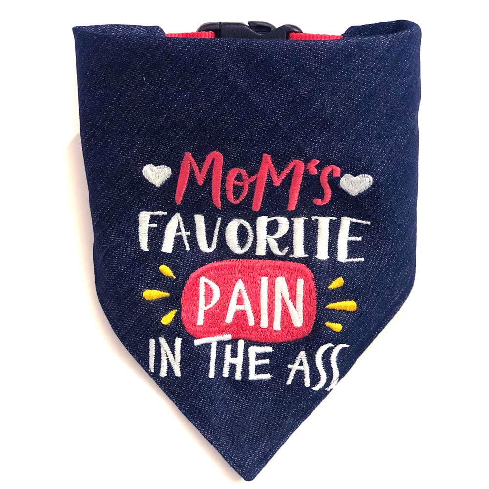 That Dog In Tuxedo Moms Fav. Pain Embroidered Dog Bandana/Dog Scarf with Adjustable Dog Collar (Size S) (B07RJB3DKH) Amazon Price History, Amazon Price Tracker