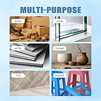 Vista 7 de Masilla epoxi – Masilla de fontanero de reparación rápida de 10 oz/280 g Relleno epoxi de alta resistencia para metal, madera, azulejos y cerámica