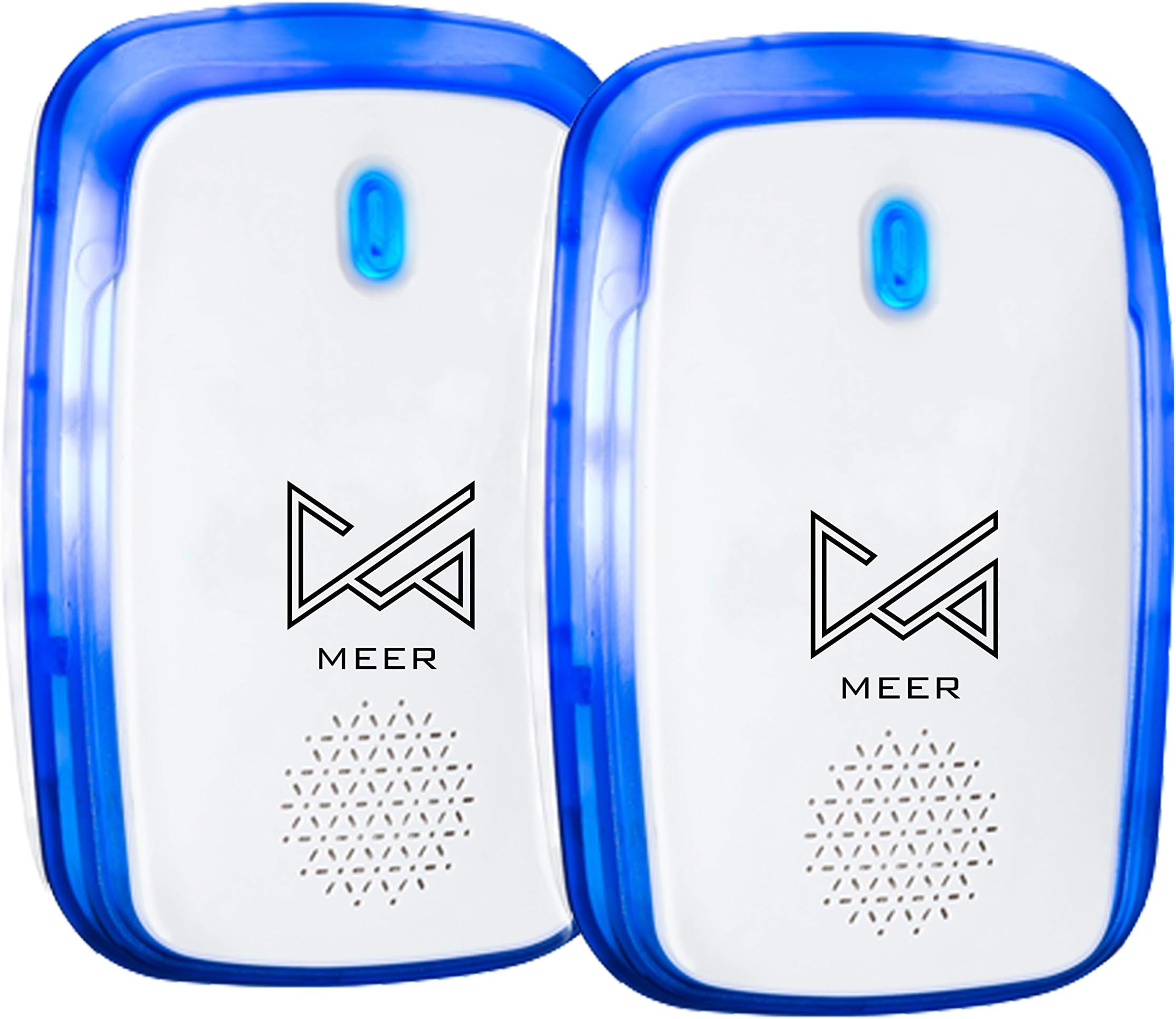 Ultrasonic Pest Repeller - Electronic mouse, insect repellent, Pest Control with NO Chemicals, Poisons, Traps. Controls Rats, Mice, Bed Bugs, Ants, Spiders, Mosquitoes, with Night Light [2 Pack]
