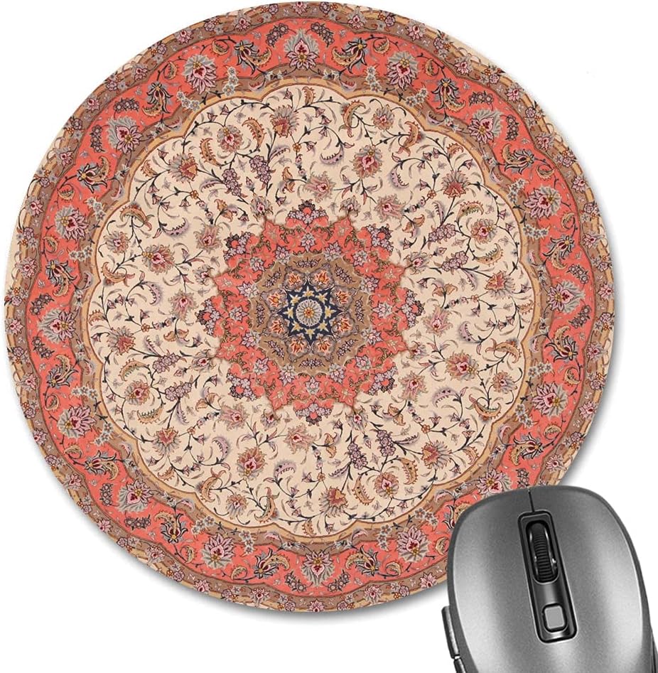 SUPCOW Oriental Rug Mouse Pad and Coaster, Persian Style
