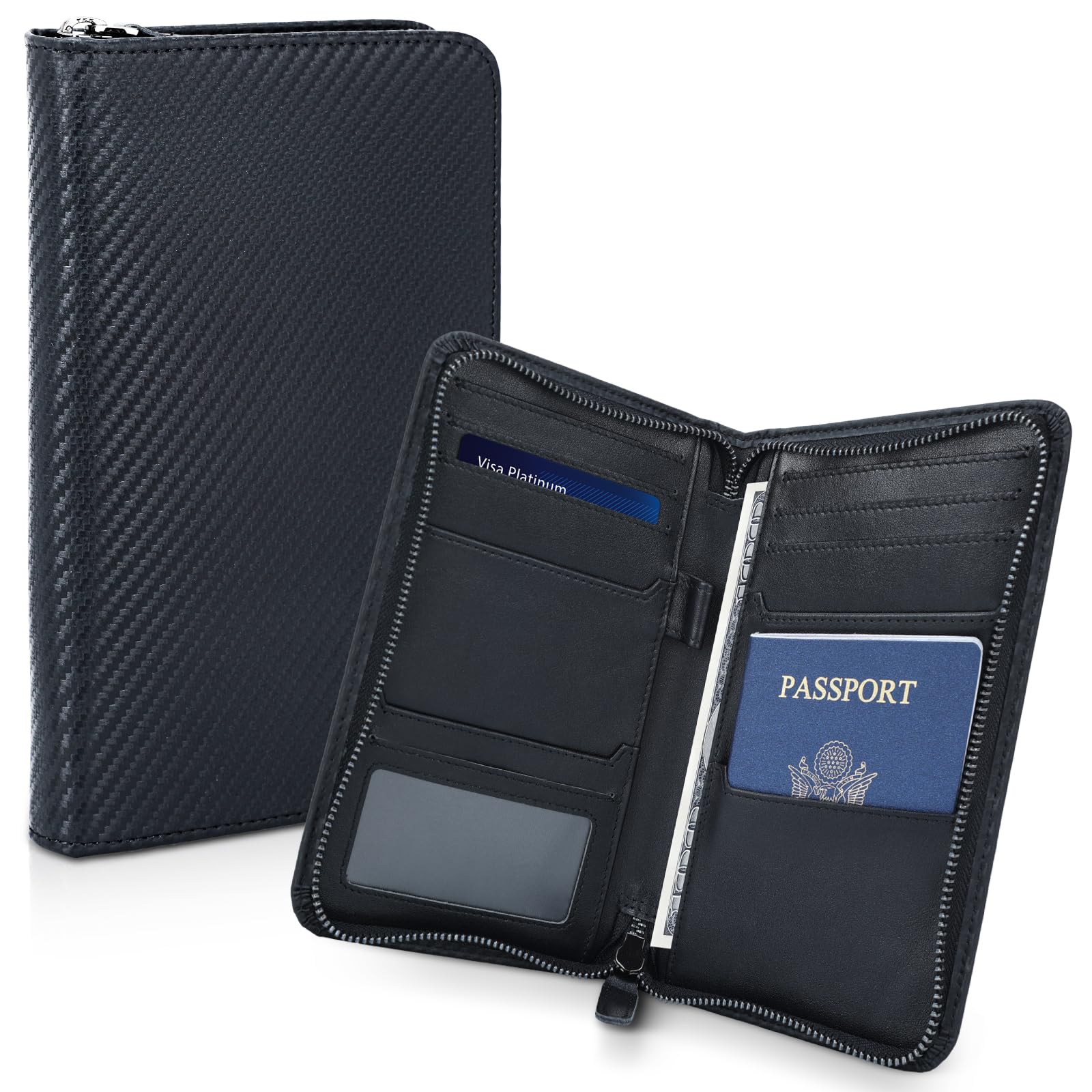 Polare Full Grain Leather Passport Holder Cover Case