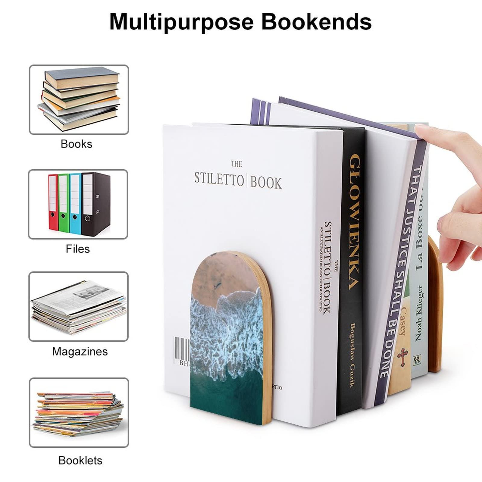 ブックスタンド  本立て  海  波 Amazon.co.jp: Msticpla 波状海ビーチデコールウォールアー 本立て