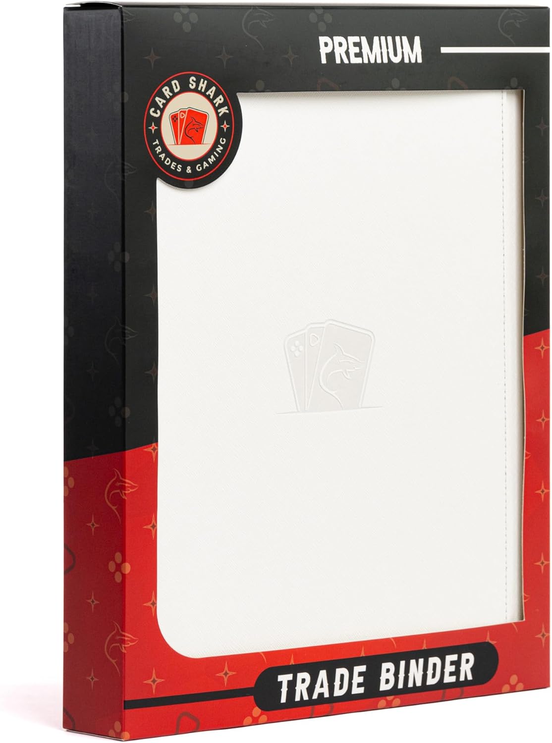Card Shark Trades & Gaming - Premium Trade Binder - 9 Pocket Card Album for TCG, CCG, Sports Cards, Yugioh, Pokemon, MTG, One Piece, Lorcana collectibles zipper binder