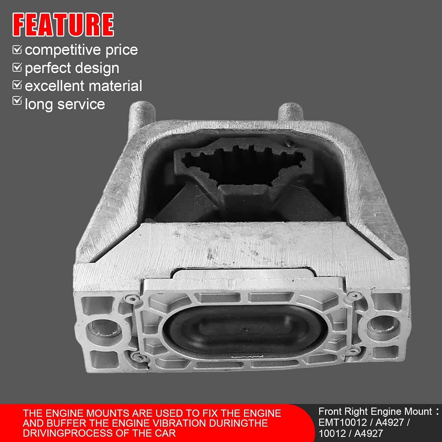 5PCS Engine Motor Mount Transmission Mount and Torque Strut Mount Set Compatible with Volkswagen Passat 2012-2019,for Beetle 2012-2019, 2.0L 2.5L Replace# A4927,A6966,A4925,A6962,A6959HY