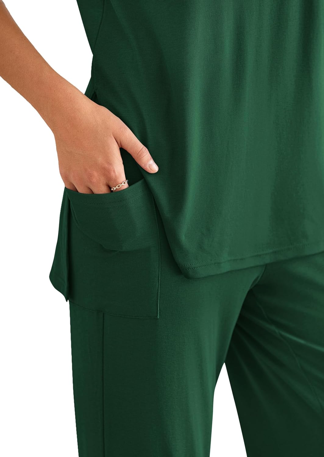 PRETTYGARDEN Women's 2 Piece Lounge Set 2026 Summer Casual Tank Top Wide Leg Pants Matching Travel Outfits Clothes Tracksuit - Image 5