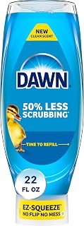 Dawn EZ-Squeeze Ultra Original Dish Soap Refill, 22 fl oz - Grease-Cutting Power with 50% Less Scrubbing