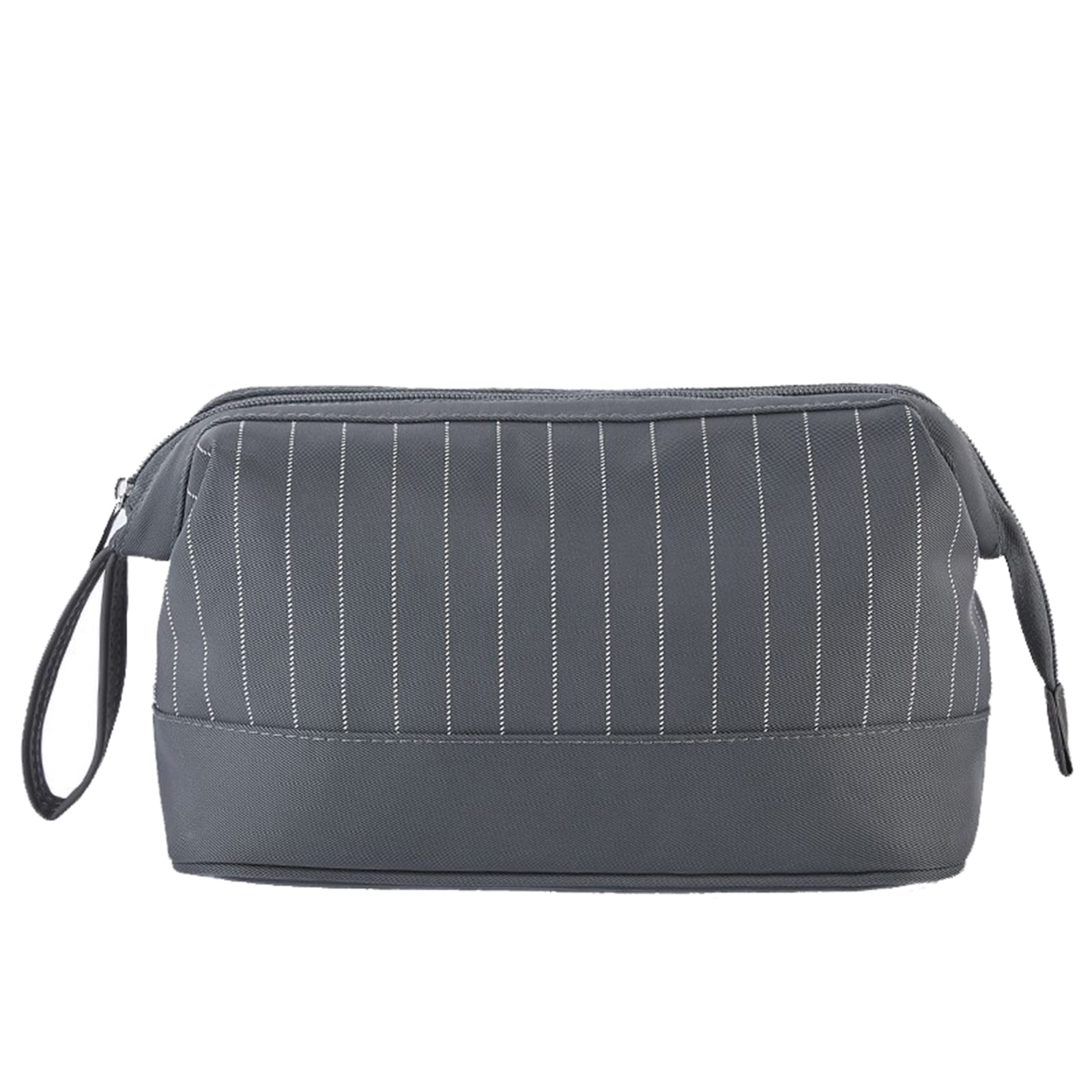 ZXLIFE Travel Toiletry Bag, Waterproof Soft Compartment Large-Capacity Cosmetic Bag Organizer for Men and Women, Perfect for Travel Daily,Gray