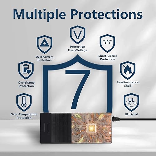 Vista 6 de Cargador de batería Smarthu 42V 2A para patinete eléctrico. Cargador gotrax. Adecuado para patinete gotrax. GXL V2. Apex. XR Ultra. XR Elite. G3.