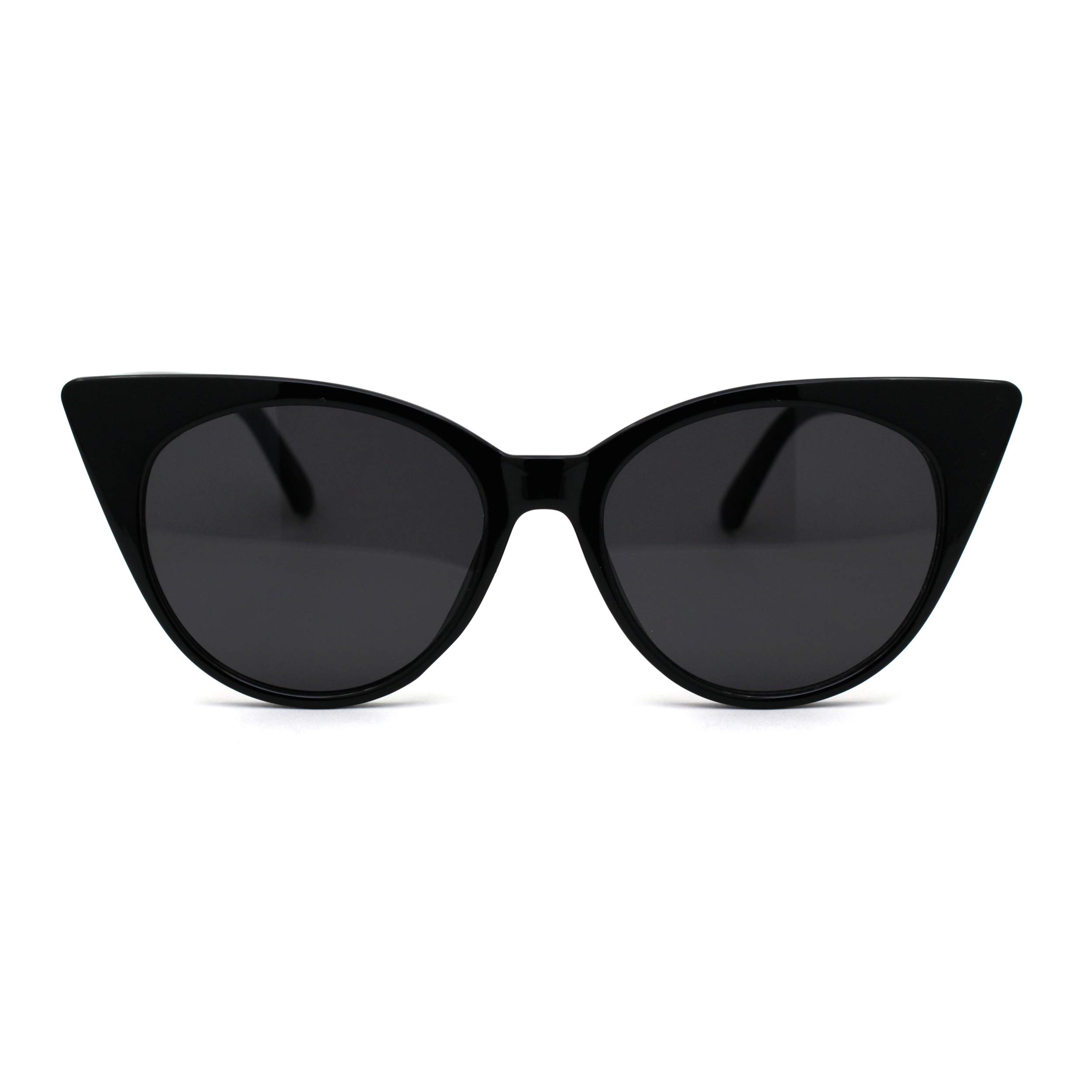 Womens Gothic Cat Eye Retro Plastic Sunglasses