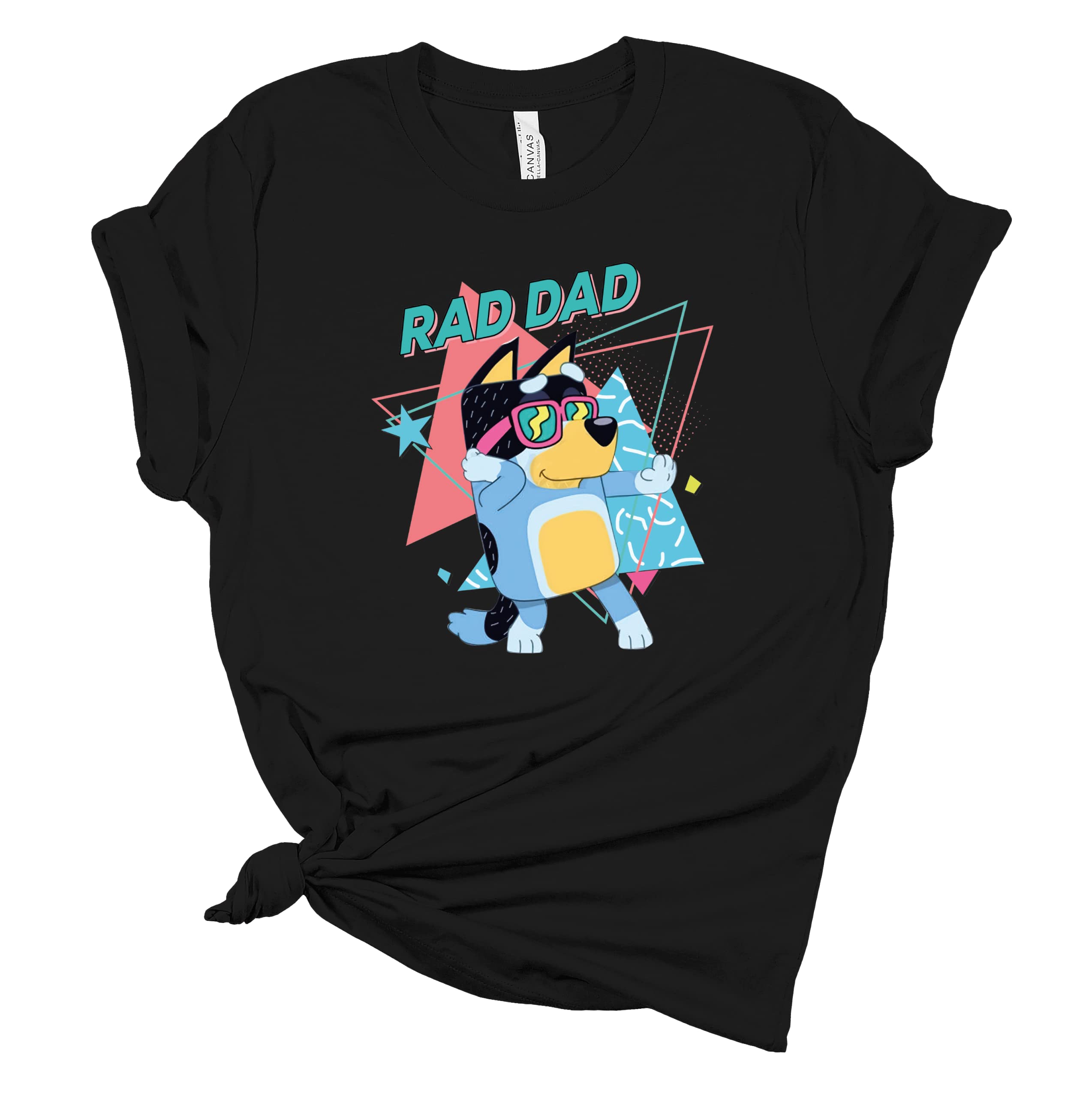 GenericRad Dad Tshirt - Father Shirt - Daddy Shirt - Dad Birthday Gift - Dad Blue Shirt - Happy Fathers Day Shirt, Rad Like Dad Onesie, Rad Like Dad Toddler Shirt