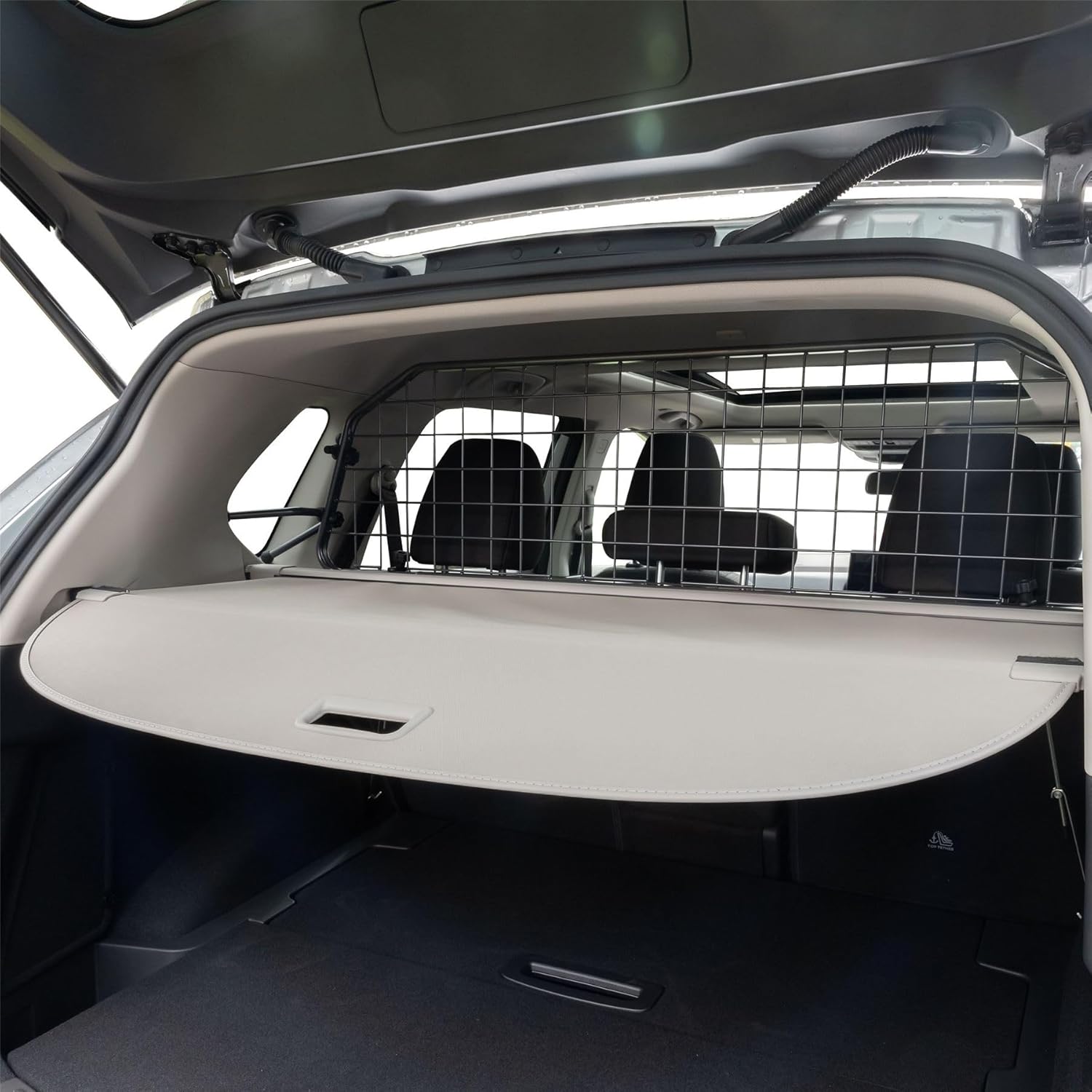 TRAVALL Compatible with Nissan Rogue (2020+) Dog Car Barrier Guard Custom Fit Accessory Heavy Duty Steel Mesh Trunk Divider Safety Travel Premium Luggage Cargo Barrier Backseat Protection