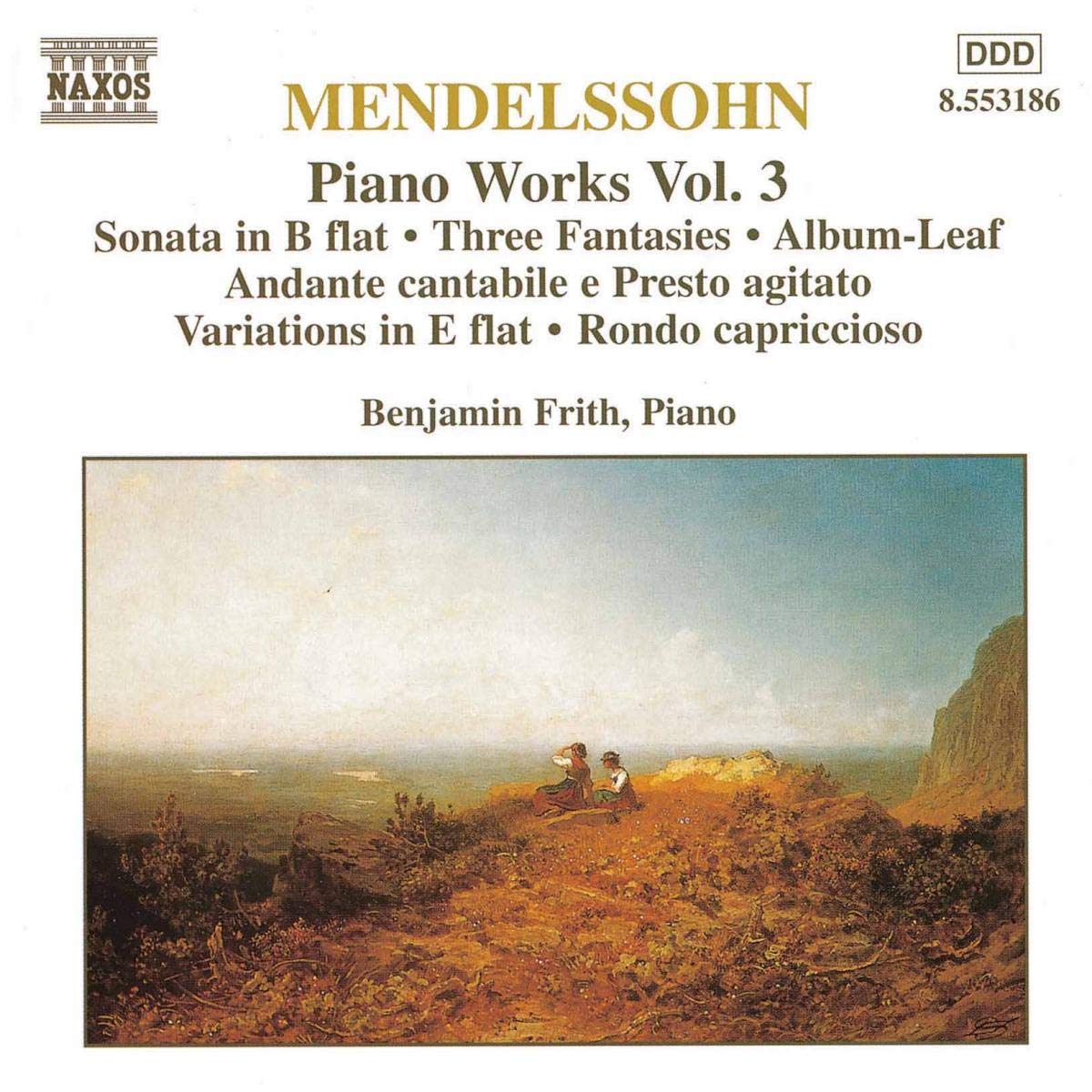 Piano Works Vol. 3 [Audio CD] MENDELSSOHN and Mendelssohn