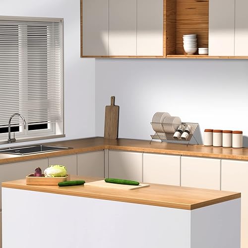 Miniatura 5 de Papel tapiz autoadhesivo blanco mate de 15.7 x 300 pulgadas, papel tapiz autoadhesivo para despegar y pegar, fácil de pegar, papel de contacto de