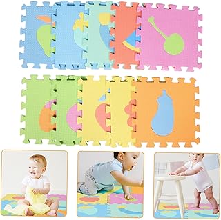 Toyvian 2 Conjuntos De Tapete De Exercício De Quebra-Cabeça De Espuma Anti-Queda Para Crianças Tapete De Quebra-Cabeça De Espuma Para Crianças Tapete De Exercício De Bloqueio Tapete De