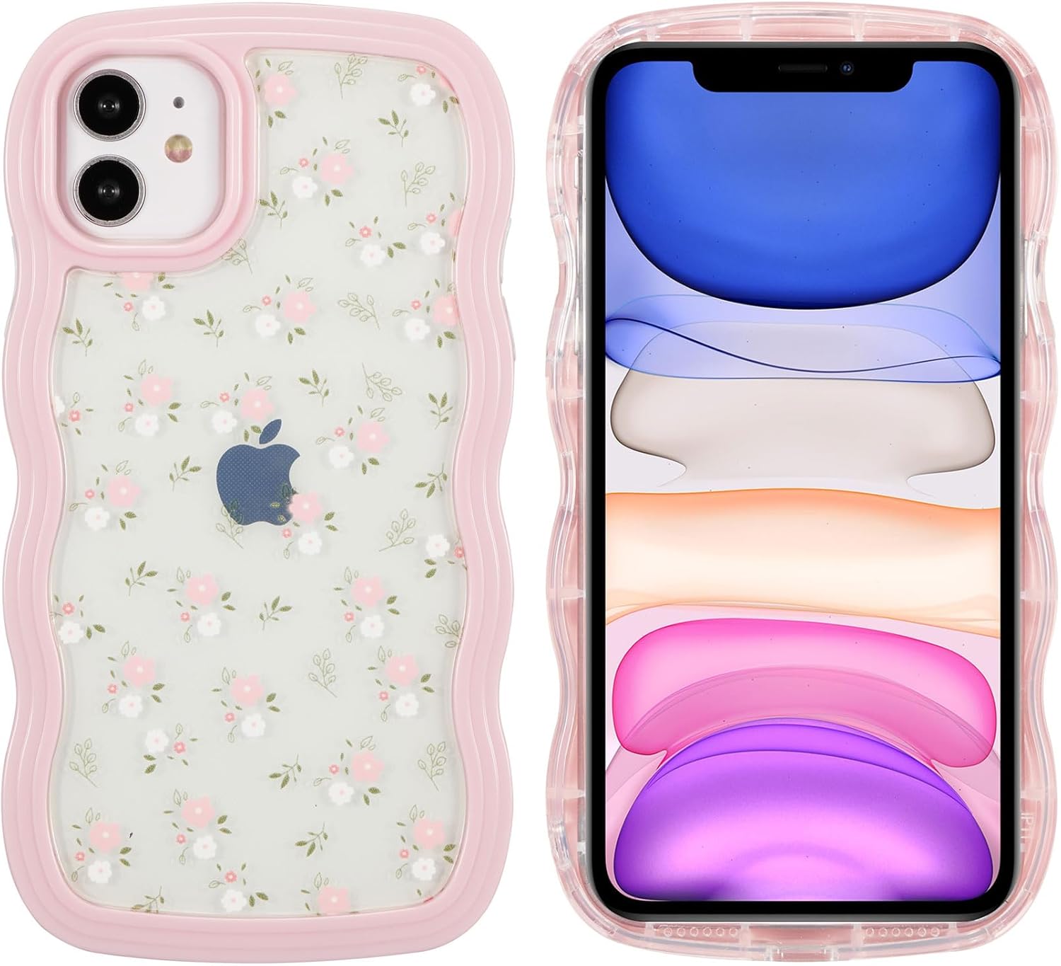 ZCDAYE Floral Case Compatible with iPhone 11, Aesthetic