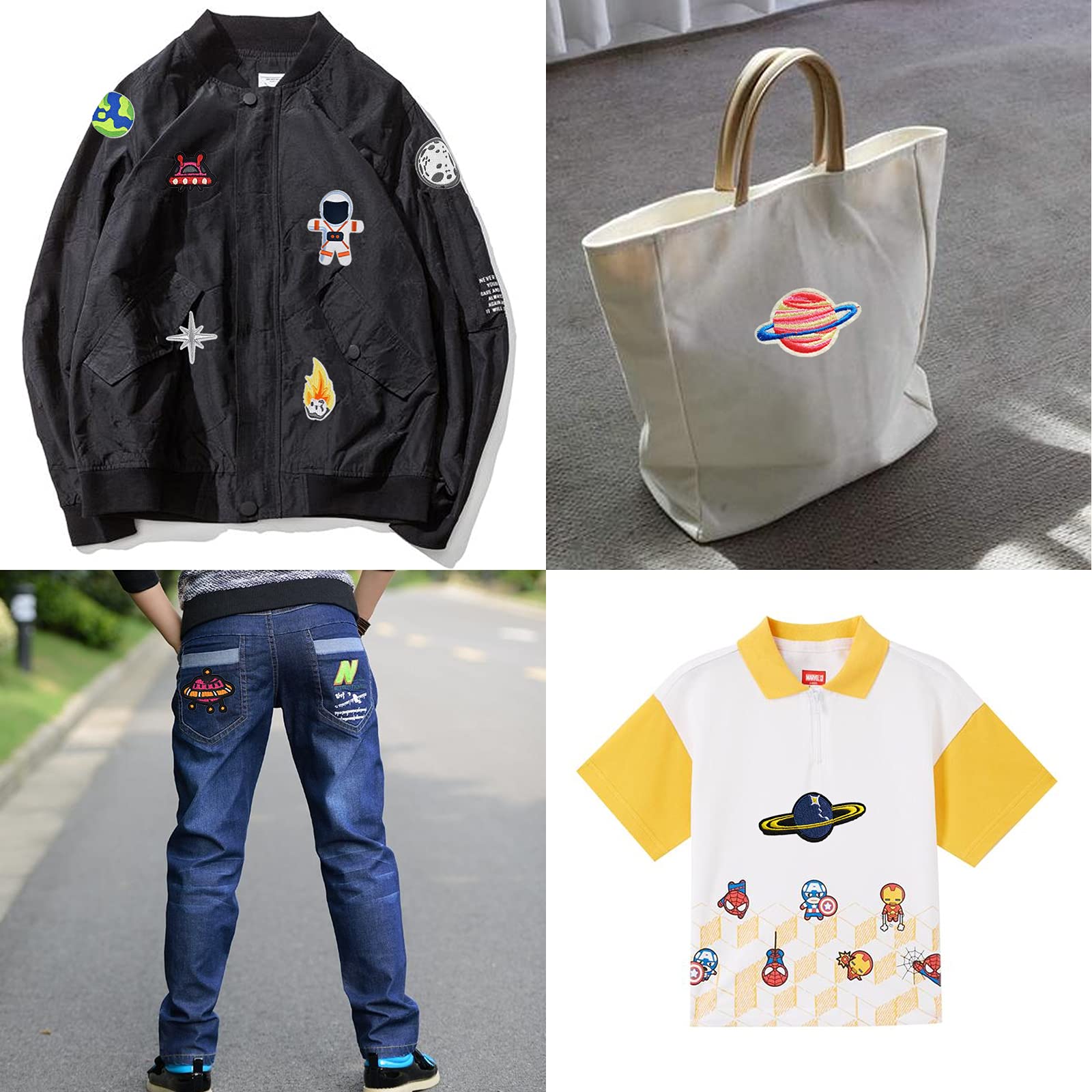 Lot D'écussons Thermocollants Enfant - Loisirs Créatifs