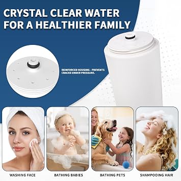 Shower Water Filter Compatible with Aquasana AQ-4100/4125/4105, 1Pack