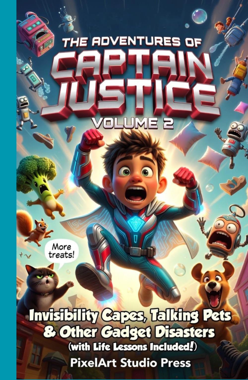 The Adventures of Captain Justice: Volume 2: Invisibility Capes, Talking Pets & Other Gadget Disasters (with Life Lessons Included!) (The Adventures ... : Tech-Powered Adventures with Heart & Humor)