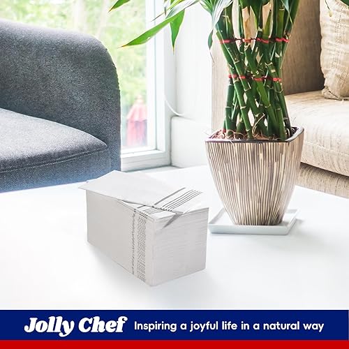 Miniatura 7 de Paquete de 200 servilletas de papel desechables de 3 capas de alta calidad, desechables, suaves, absorbentes, servilletas de fiesta, servilletas de