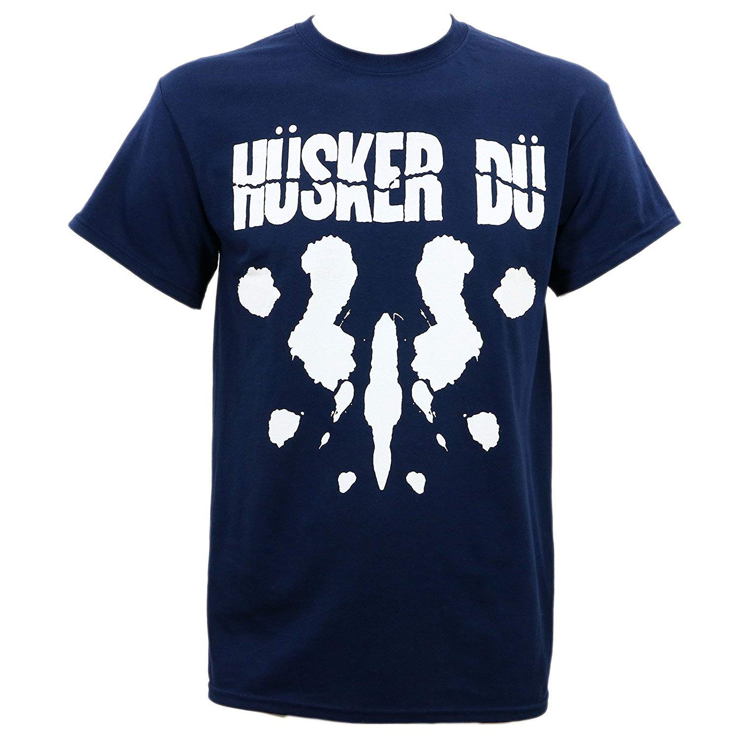YoungerMan Lum-Tshirt Men's Navy Cotton Husker Du Men's Everything Falls Apart T-Shirt
