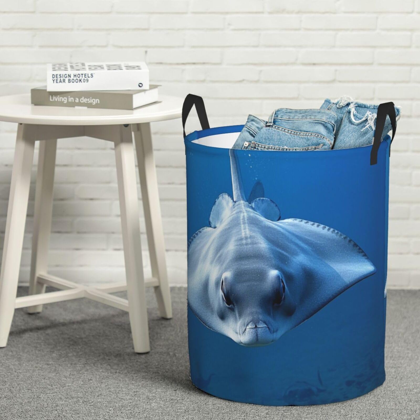 Cesto Ropa Sucia Animales Marinos: Rayas Cesto De Almacenamiento 50X40Cm