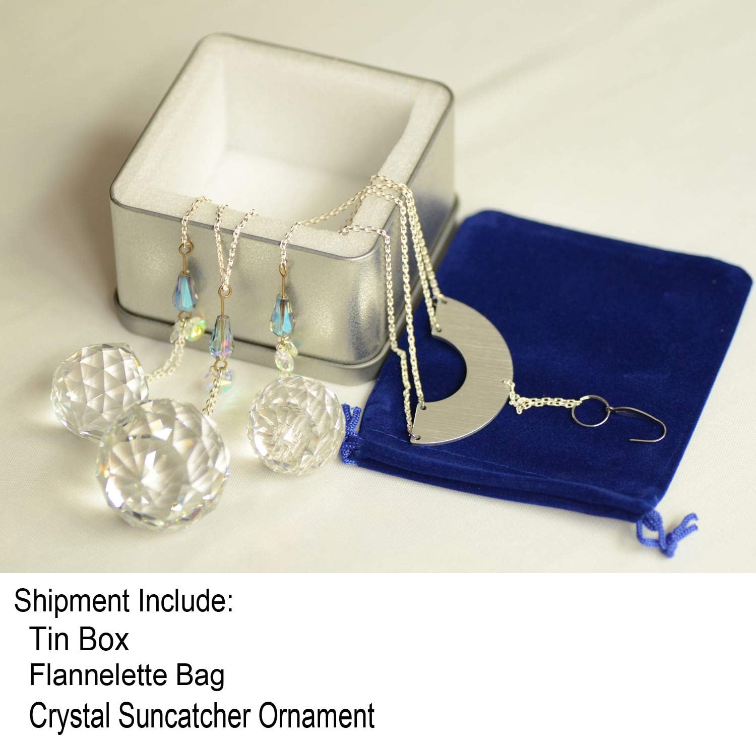 30/30/40mm Crystal Ball Prisms Suncatcher Hanging Ornament Chakra Crystals Rainbow Maker for Home,Garden Decoration : Patio, Lawn & Garden