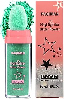 Polvo de Purpurina Verde, Maquillaje Destacad...