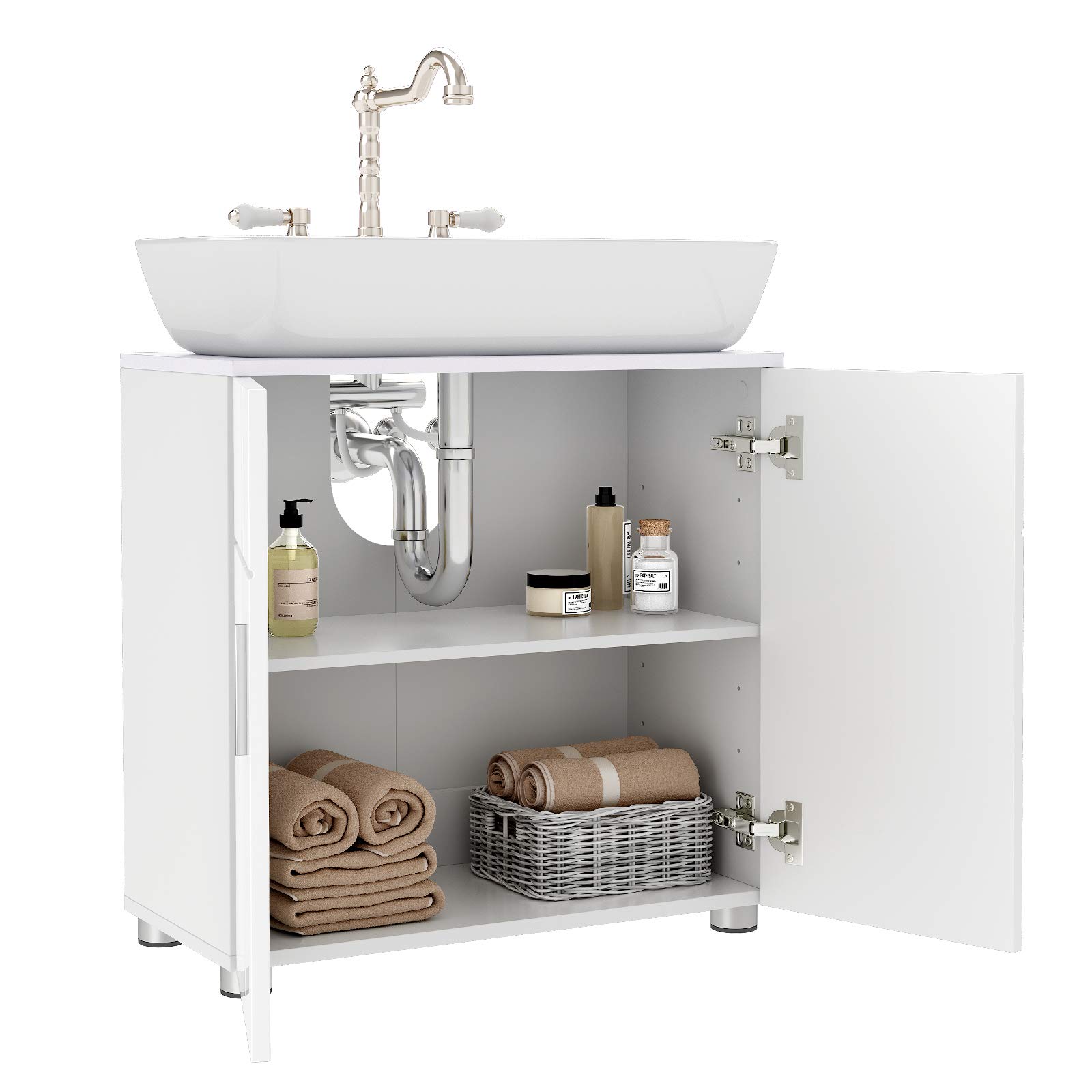 VASAGLE Under Sink Storage Bathroom Vanity Basin with