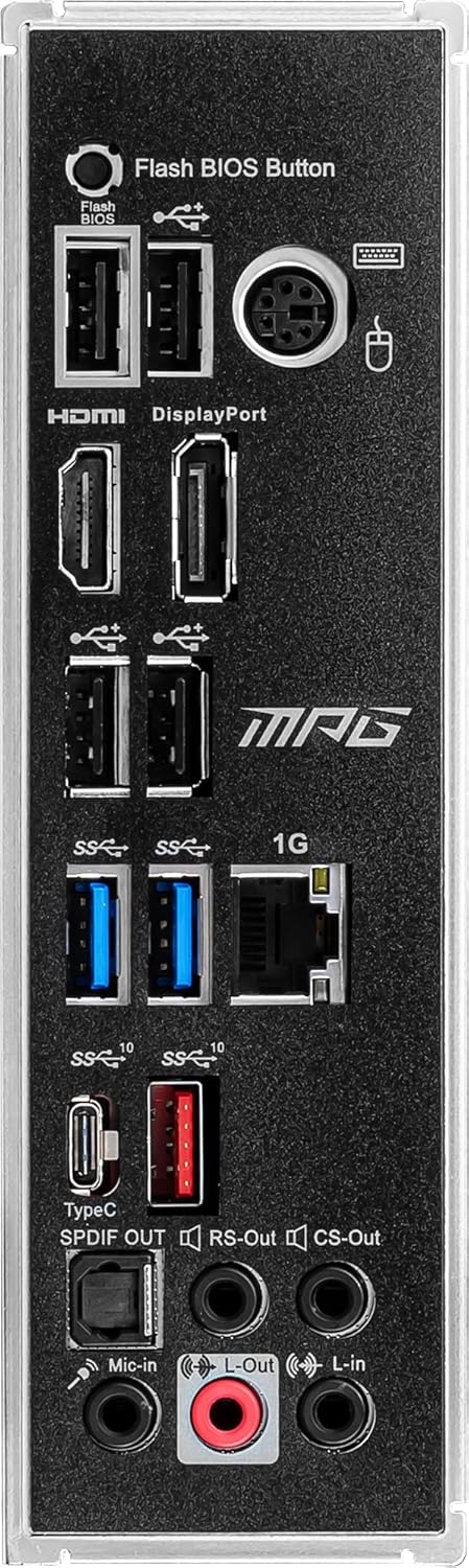 MSI Motherboard MPG B550 GAMING PLUS/A ATX [AMD B550 Chipset] Ryzen 5000 Series Processor MB5873