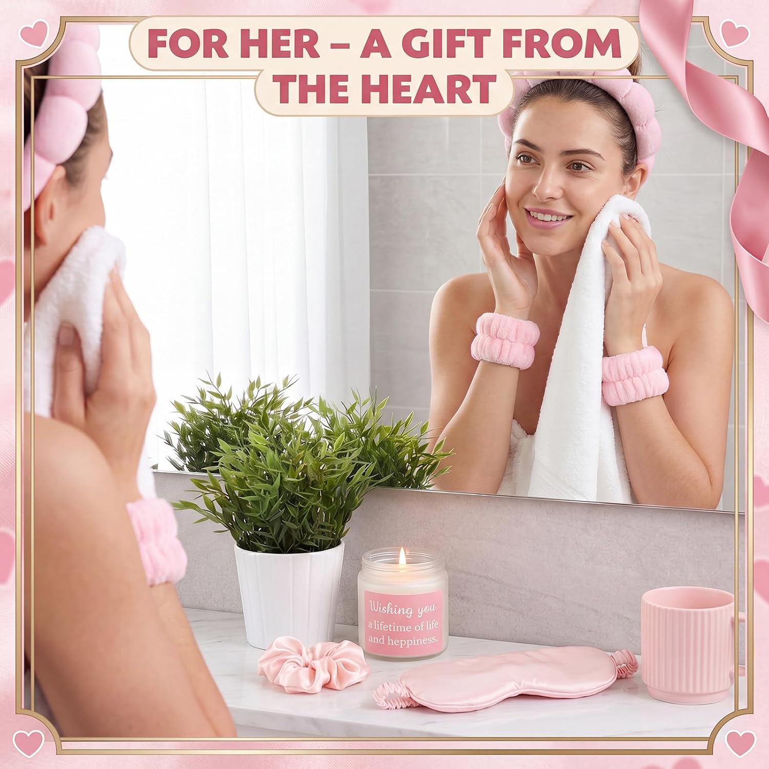Patelai 12 Pcs Birthday and Get Well Gifts Basket for Women