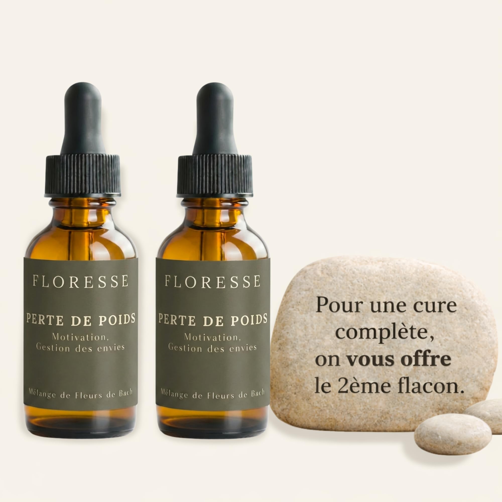 Conseil Fleur de Bach® – Fleurs de Bach PERTE DE POIDS 30ml +1 OFFERT – Cure complète – Grignotage, envies sucrées, contrôle – Retrouver poids de forme – LOT DE 2 FLACONS