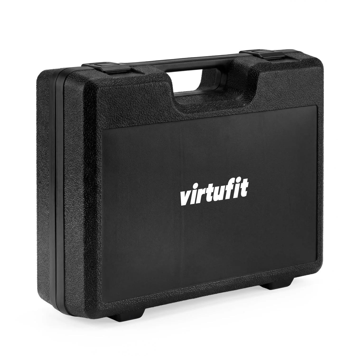 VirtuFit Zestaw hantli regulowanych Pro 20 kg – 2 x 10 kg hantle krótkie | 2,5 do 10 kg, waga całkowita 20 kg, w zestawie walizka do przechowywania, 2 krótkie hantle, żeliwo