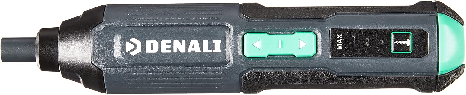 Amazon Brand - Denali by SKIL 4V Cordless Stick Screwdriver with 34-Piece Bit Set, Carrying Case, and USB Cable