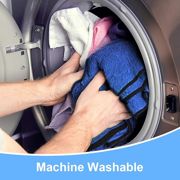 URAQT Microfibre Cleaning Cloths, 6 Pack, Two-layer Thickened Towels, Lint Free Super Absorbent Towel for Household and Car Washing, Drying, Detailing, 40x30cm - 4