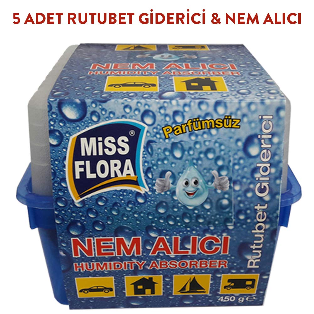 Miss Flora Nem Alıcı 450 g 5'li Paket