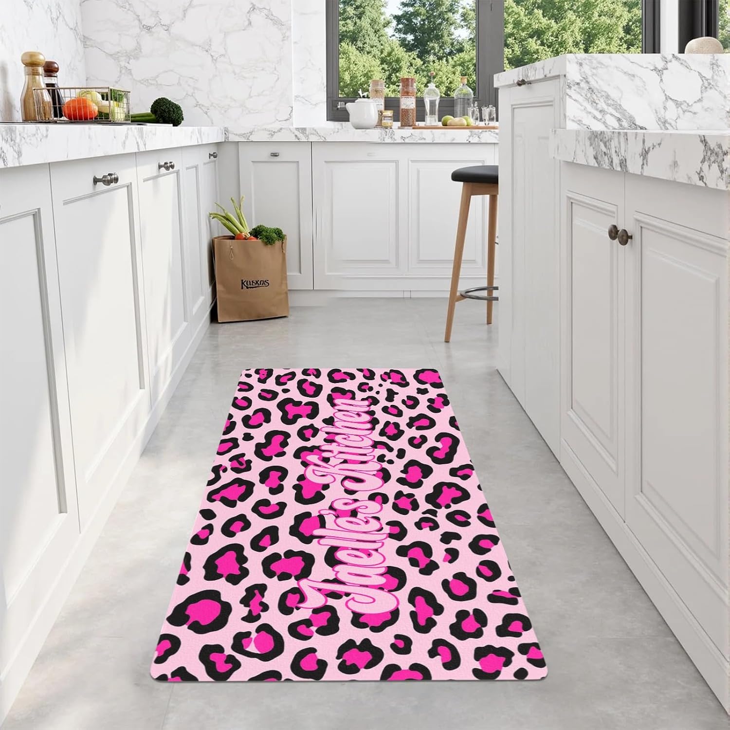 Custom Leopard Print Kitchen Mats image 4