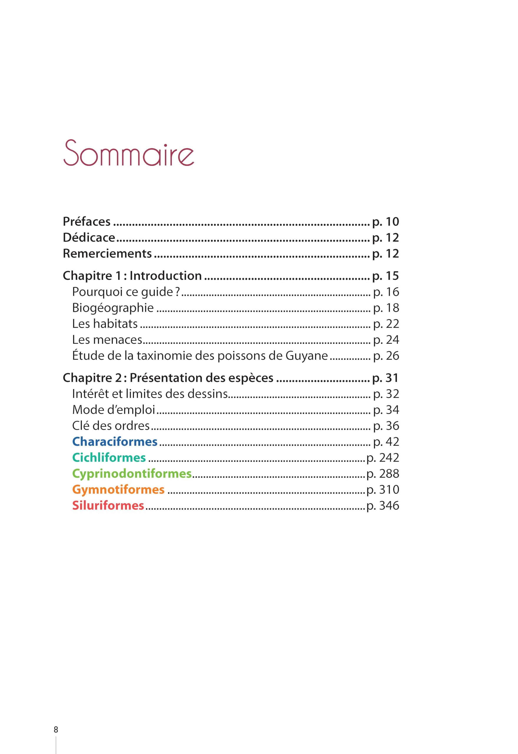Guide des poissons d'eau douce de Guyane