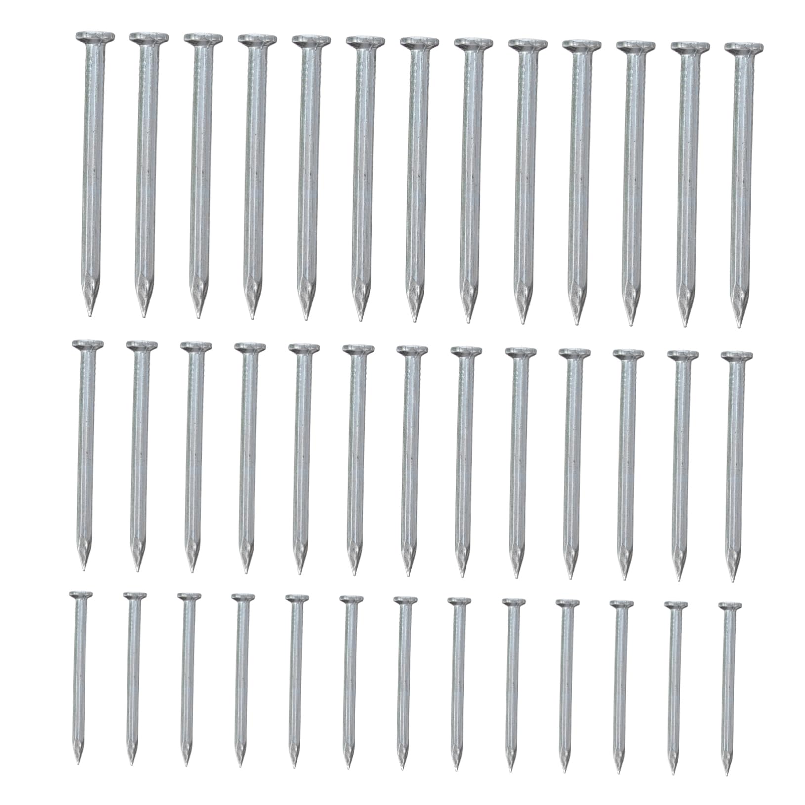 Clavo Galvanizado 515 Piezas de Acero para Fijación de Pared | Acabado Plata, Resistencia Corrosión, Uso para Montar y Fijar Estantes