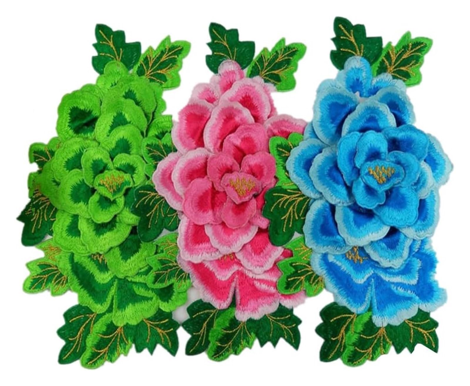 Naszywki na ubrania, DIY ubrania ozdoby do robienia torebek(Rose)