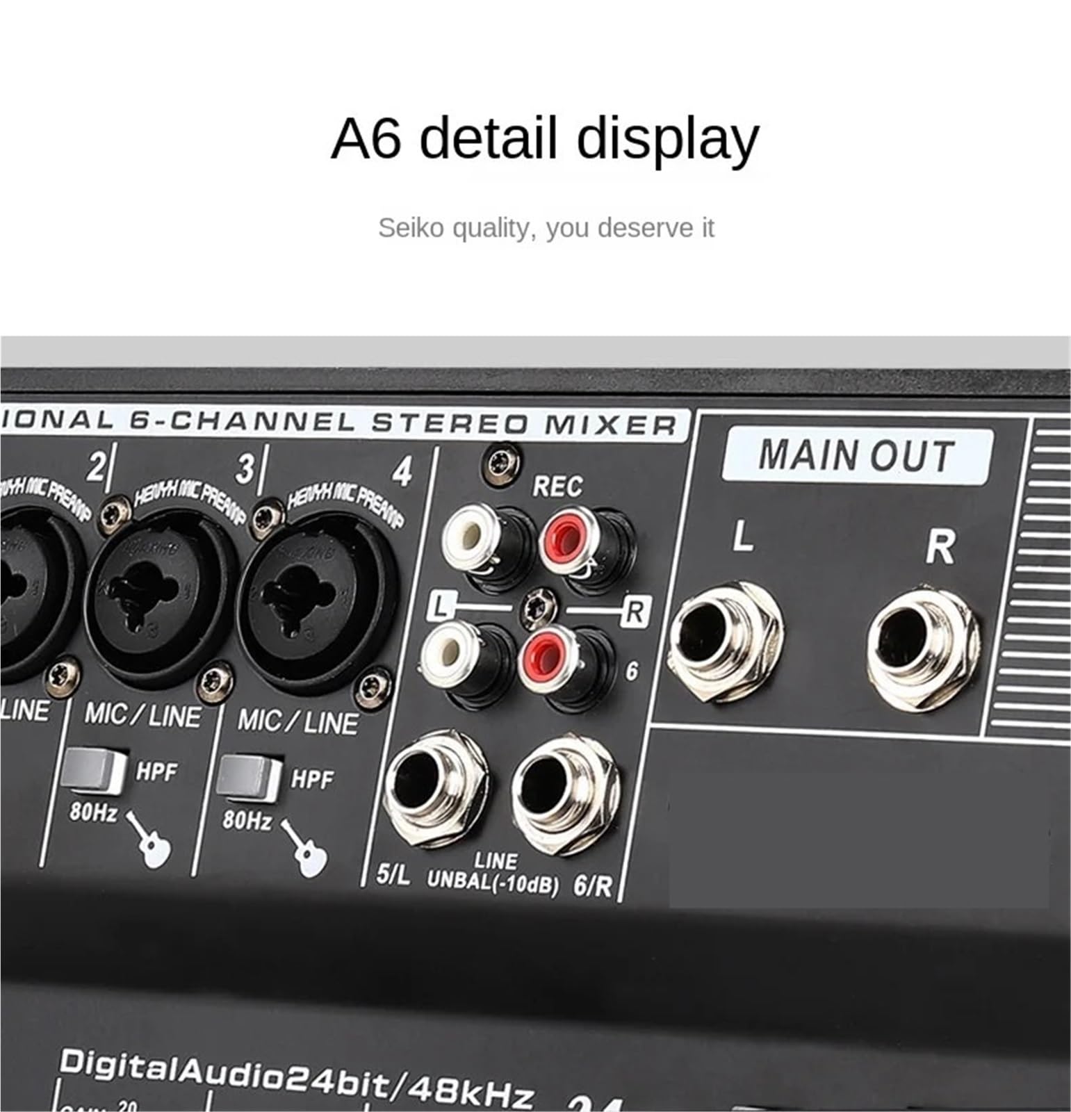 DJ-Controller, Dj Controller Mixer Sound 6 - Weg Pro Ausrüstung Mischpult Professionelle Tragbare Video Unterhaltung Elektronik