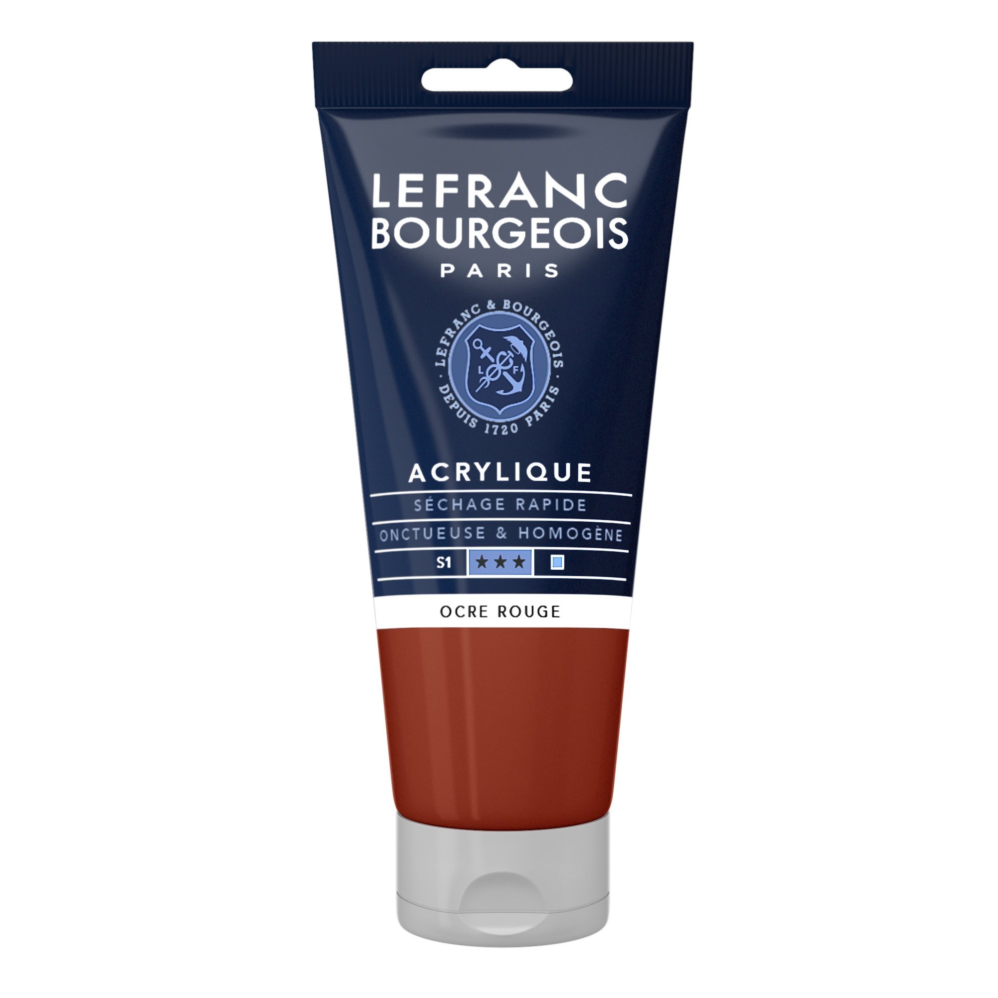 Lefranc Bourgeois 300430 Fine Acrylic Paint - Rotocker, 80 ml Tube, Creamy Acrylic Paint, Water-Based, Quick Drying, Lightfast, Waterproof