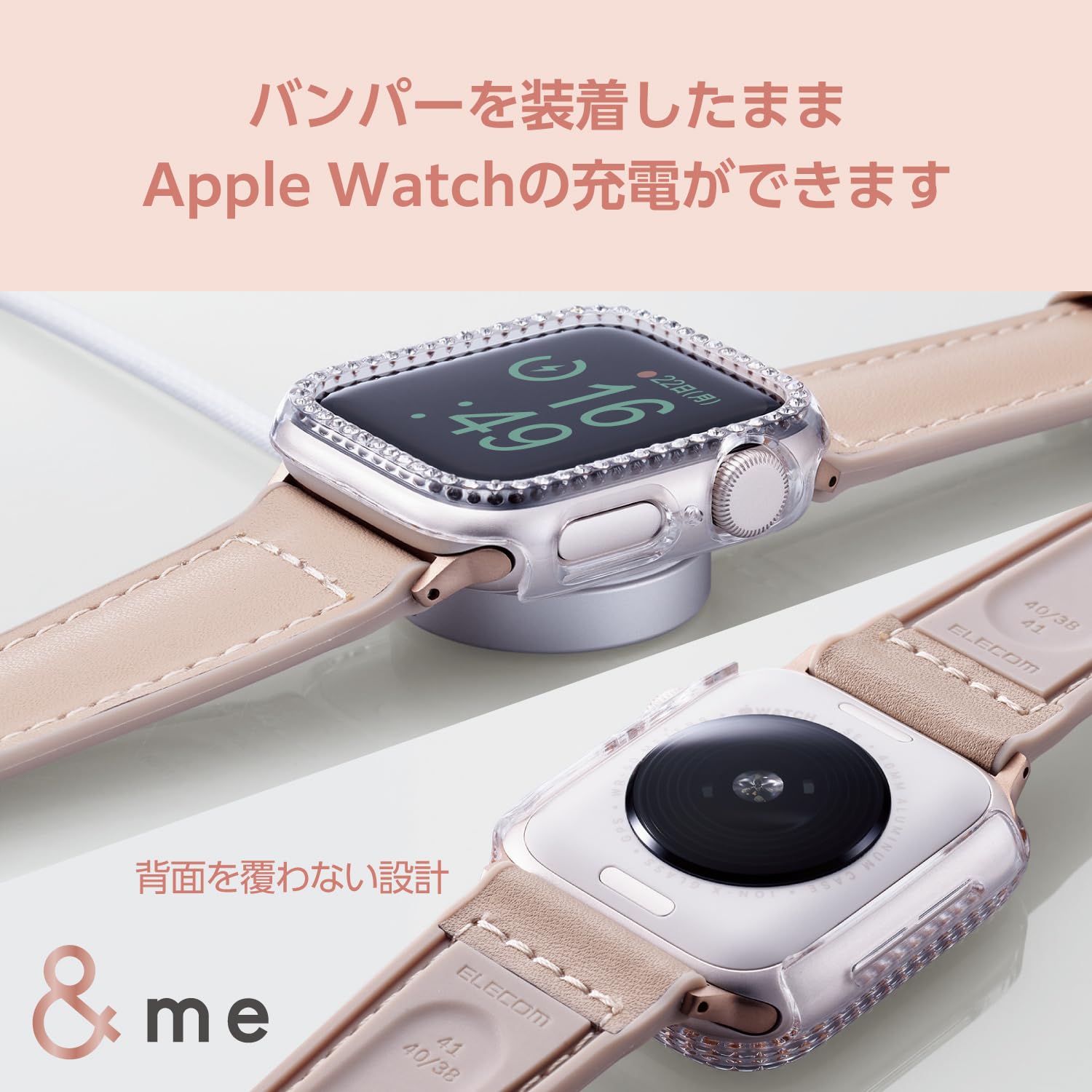 Amazon.co.jp: エレコム Apple Watch SE2 SE Series 6 5 4 40mm 