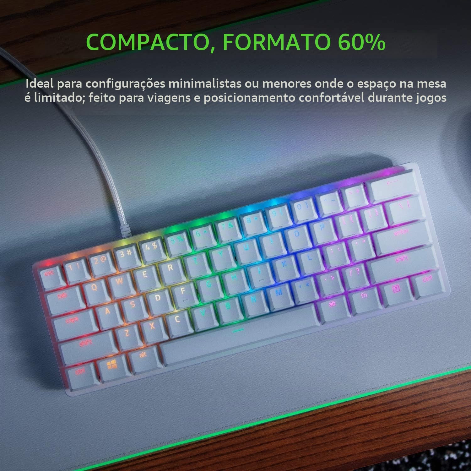 Razer Huntsman Mini 60% キーボード 本体 Teclado Huntsman Mini 60% Chroma Switch Red Razer