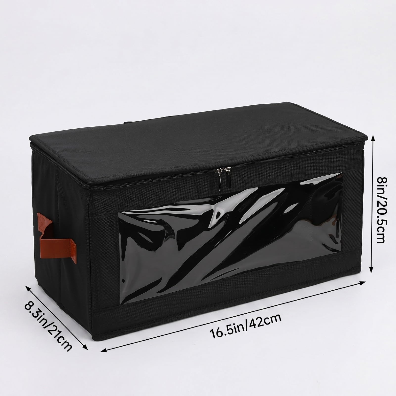 Caja de Almacenamiento de Filamentos de Alta Capacidad |Tela Oxford, Capacidad para 24 Rollos de Consumibles de Impresión 3D, Contenedor Plegable con Cremallera para Home Studio (BLACK)