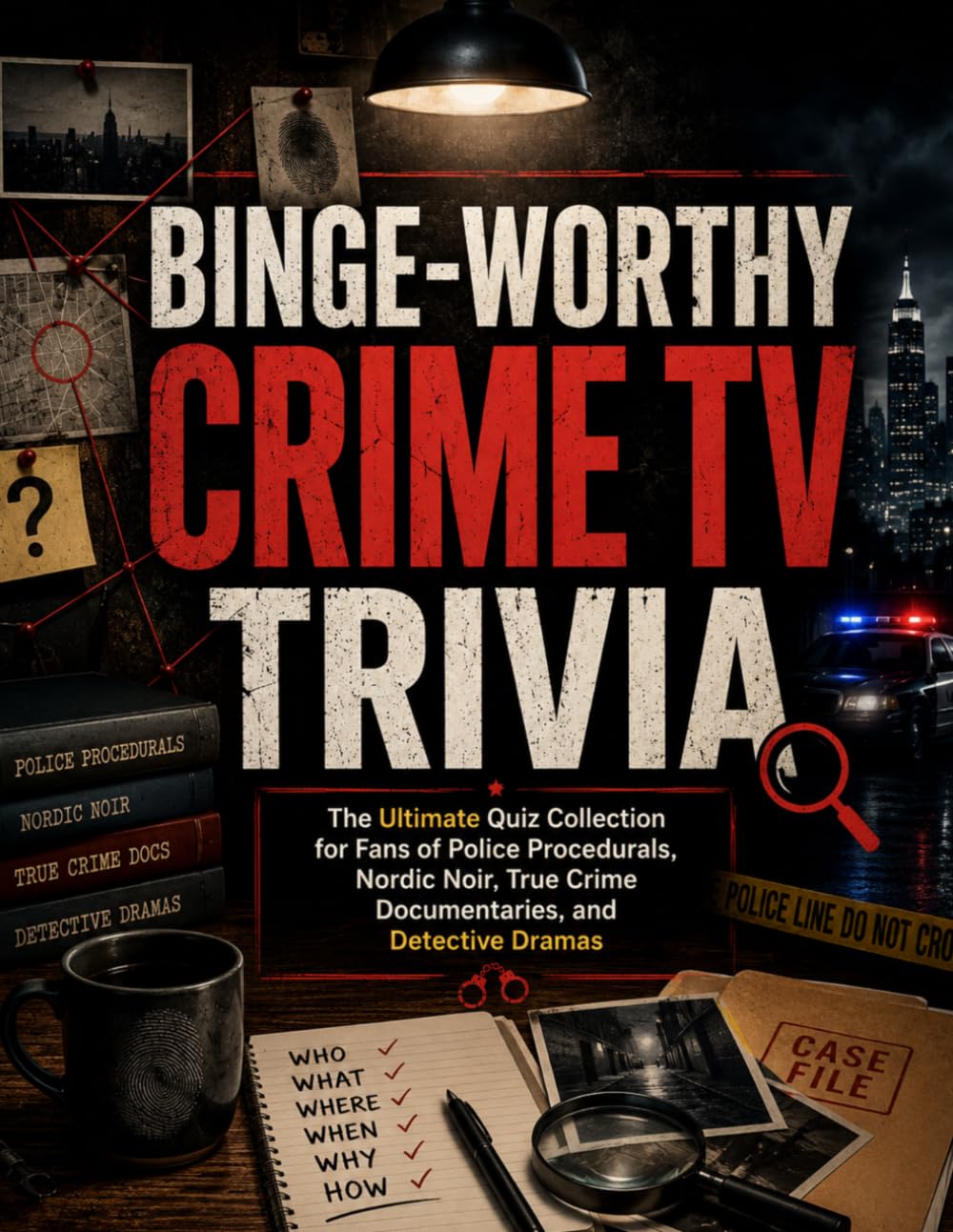 Binge-Worthy Crime TV Trivia: The Ultimate Quiz Collection Featuring Detectives, Mysteries, Police Procedurals, and True Crime Television
