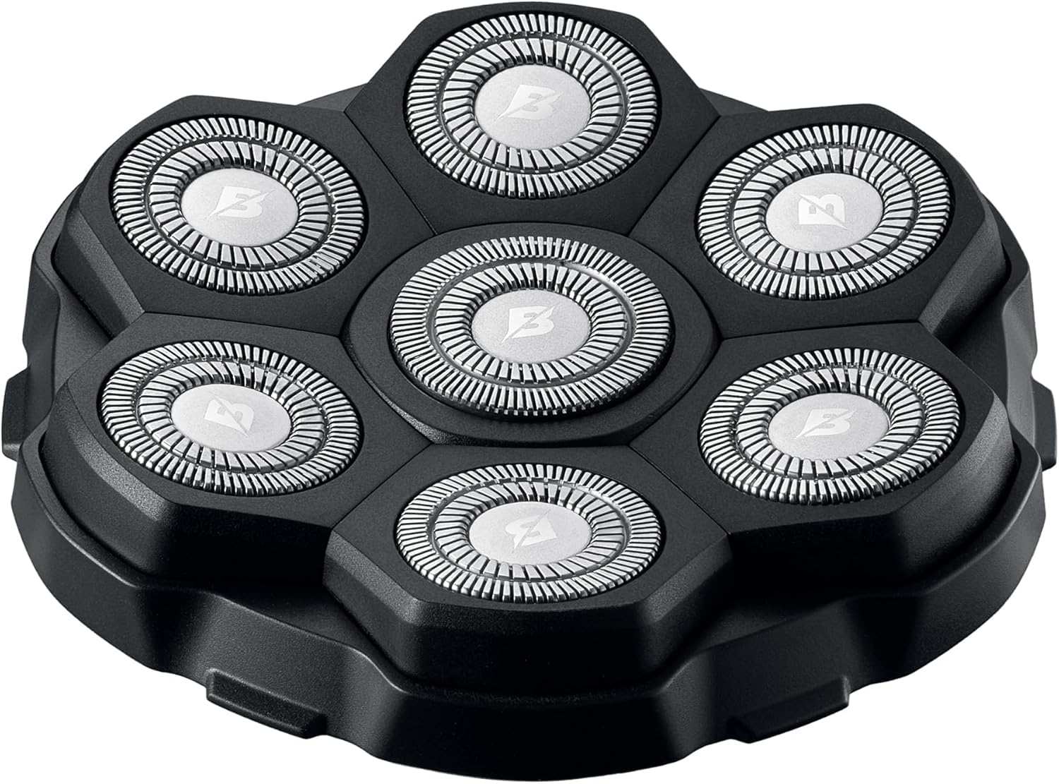 BALDWIN Cabezal de repuesto para afeitadora de cabeza – Cuchillas 7D, cabezal magnético, resistente al agua, compatible con afeitadora de cabeza BALDWIN