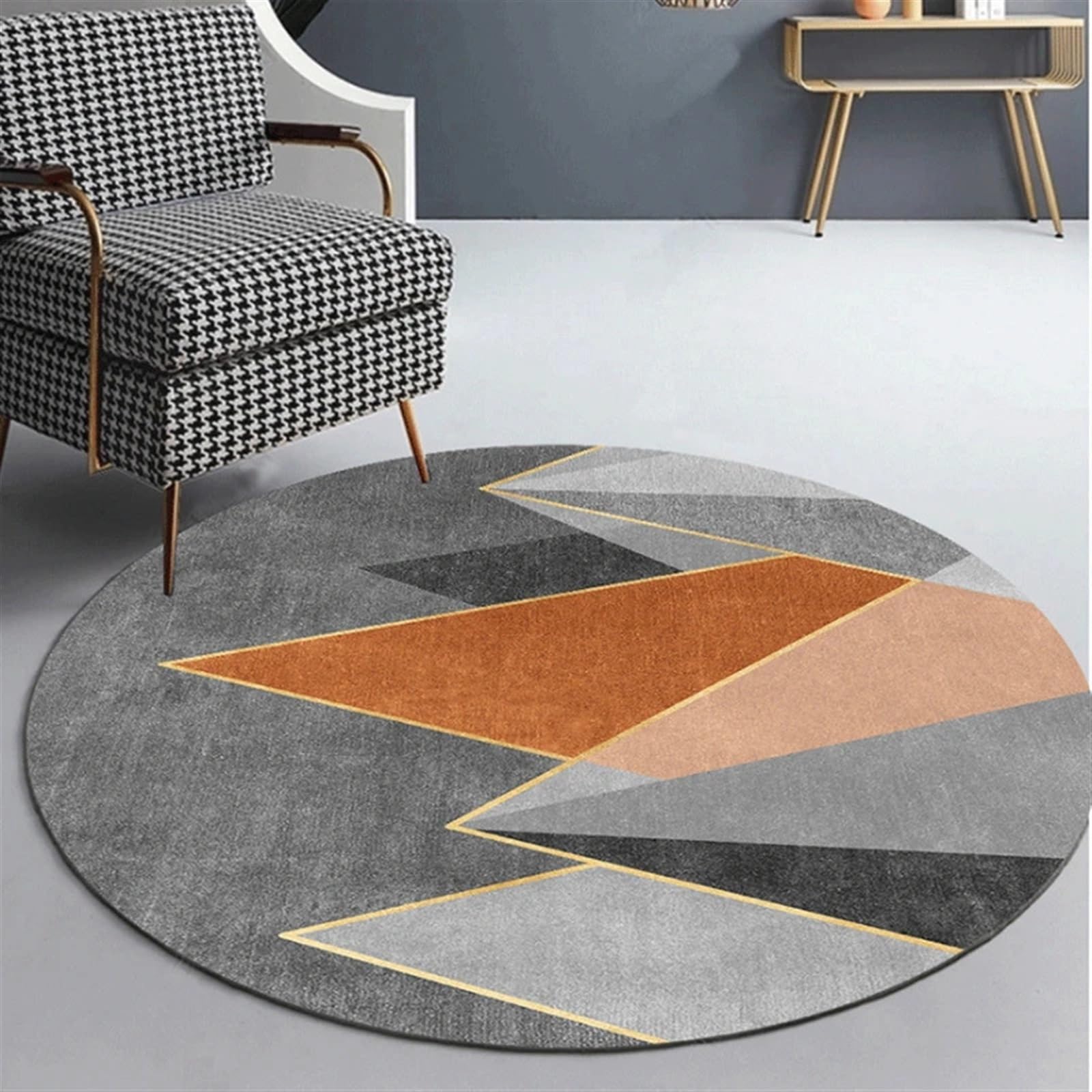 Tapis ronds haut de gamme nordique chic pour sublimer la décoration de chambre